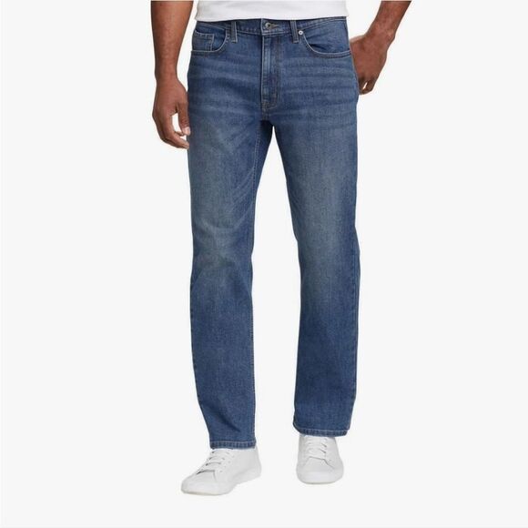Eddie Bauer Men's Straight Blue Jeans - Picture 1 of 6